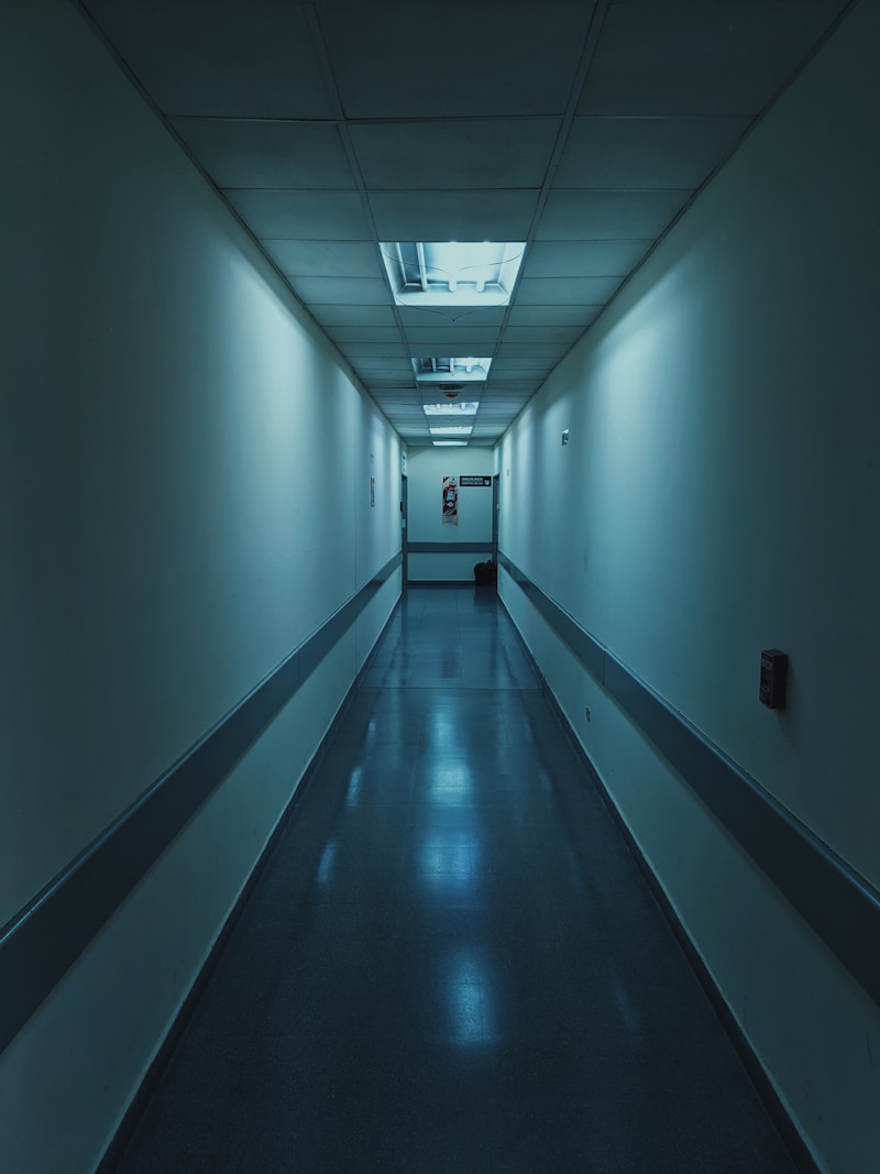 Hospital corridor.